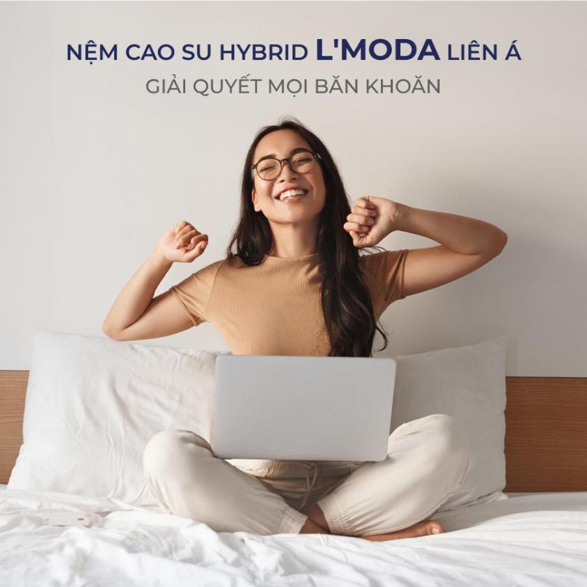 nệm hybrid l'moda