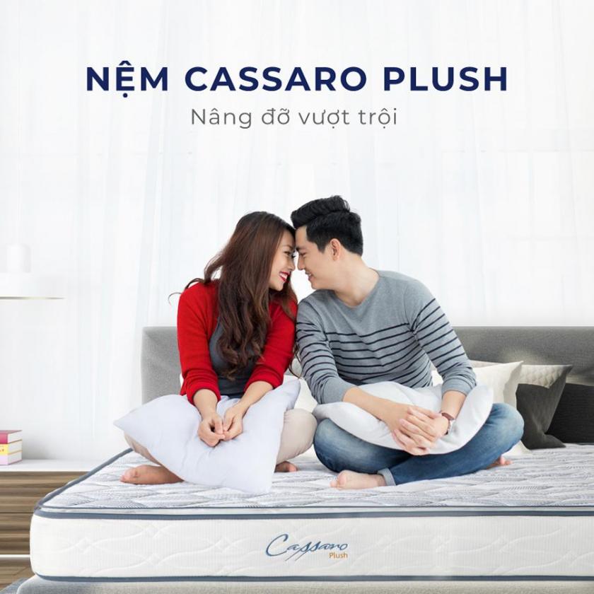 nệm lò xo liên kết cassaro plush