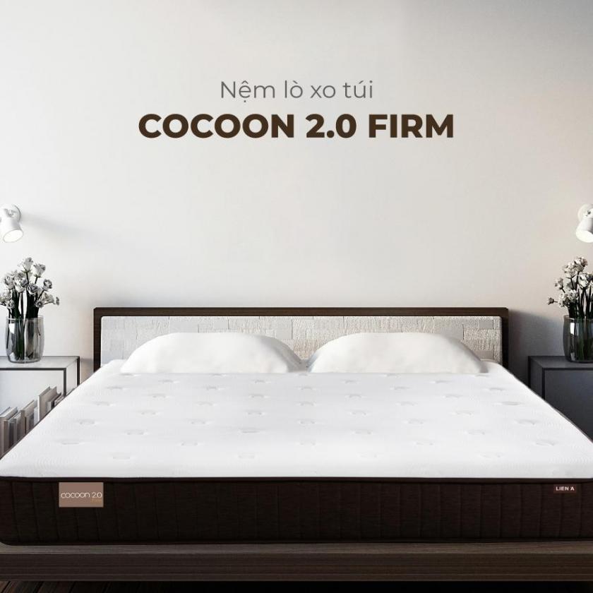 Nệm Lò Xo Túi Sang Trọng, Thoáng Mát  Cocoon 2.0 Firm - Liên Á