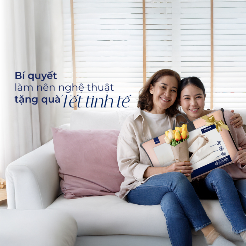 nghệ thuật tặng quà tết