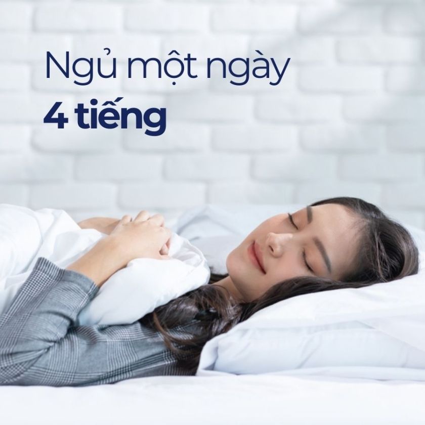 một ngày ngủ 4 tiếng có sao không