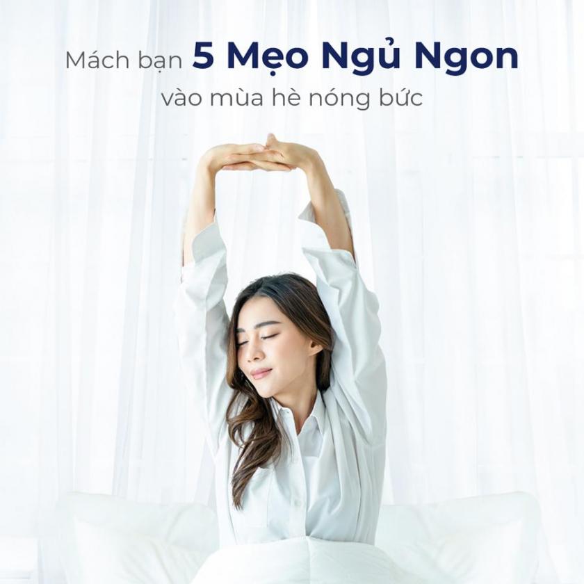 ngủ ngon vào mùa hè