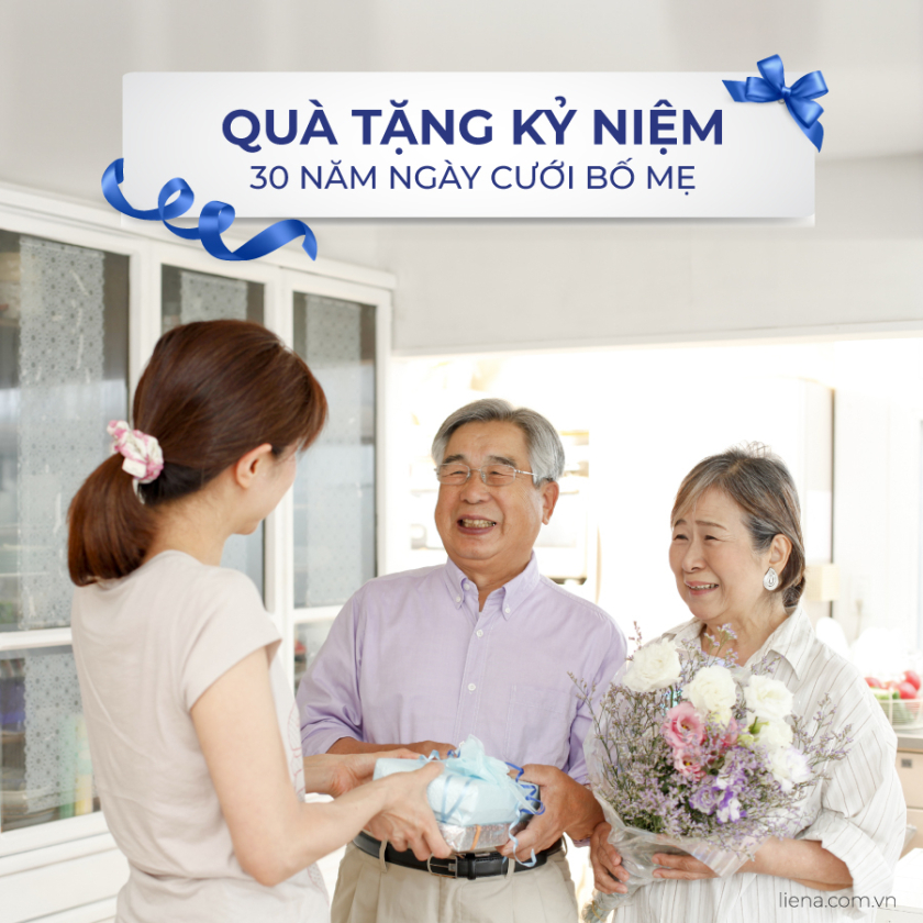 quà tặng kỷ niệm 30 năm ngày cưới bố mẹ