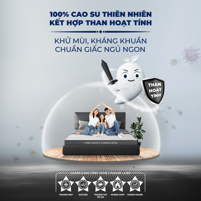 nệm than hoạt tính