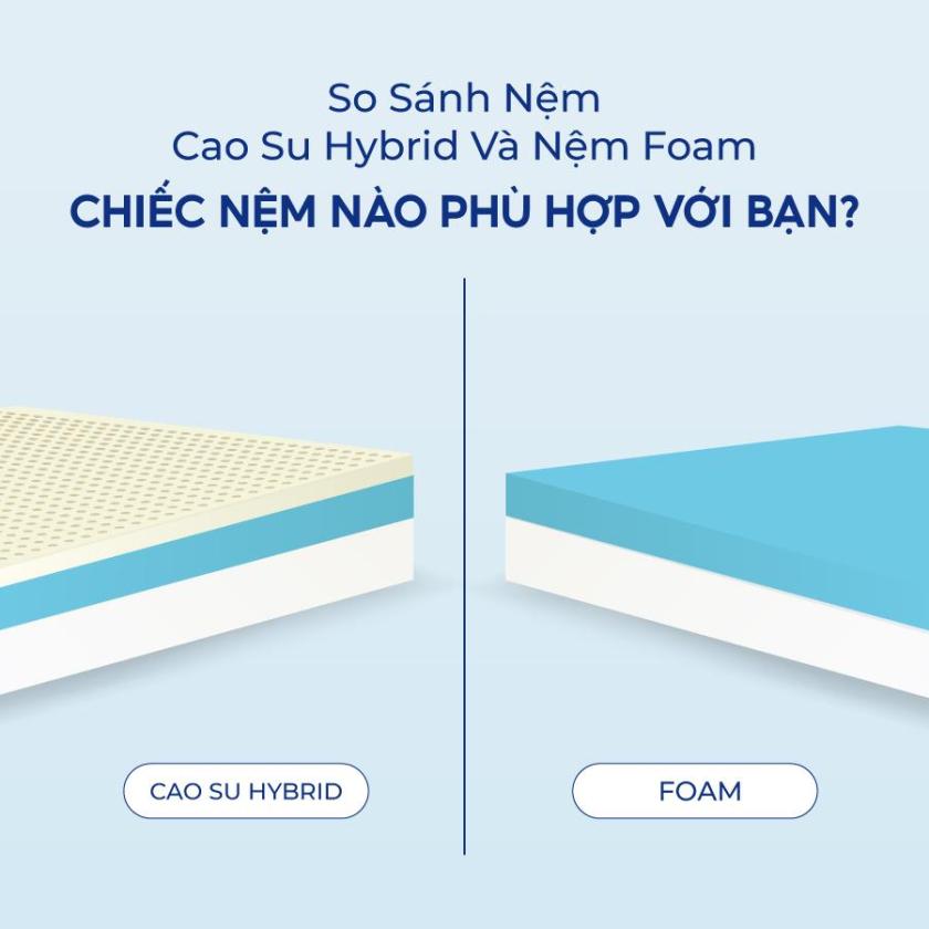 nệm cao su hybrid