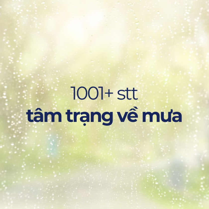 stt về mưa