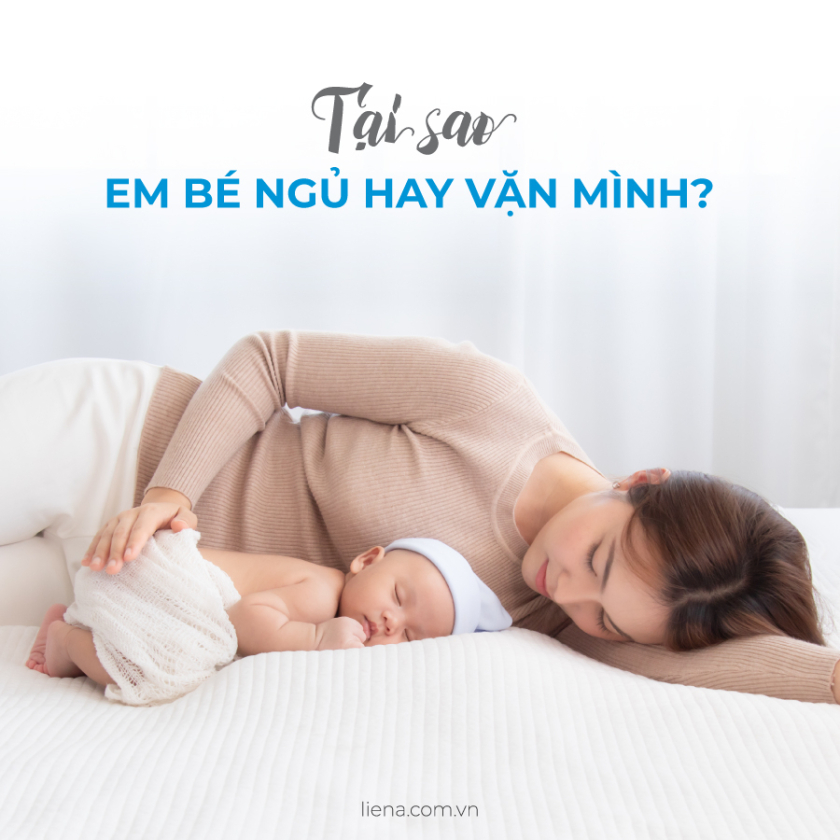 bé ngủ hay vặn mình