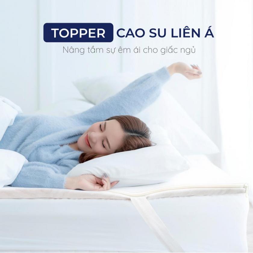topper cao su liên á