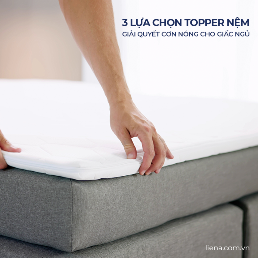 topper nệm có nóng không