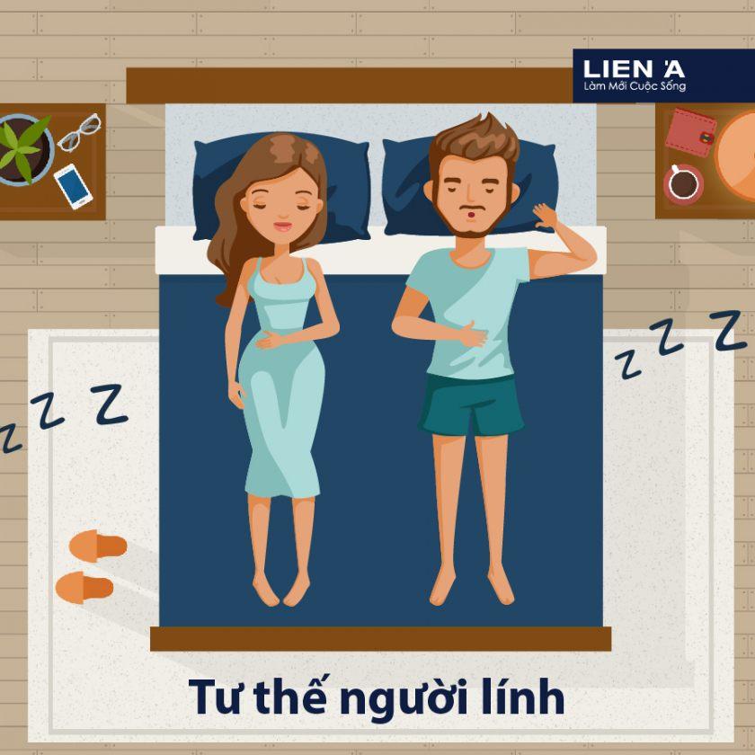 tính cách qua tư thế ngủ