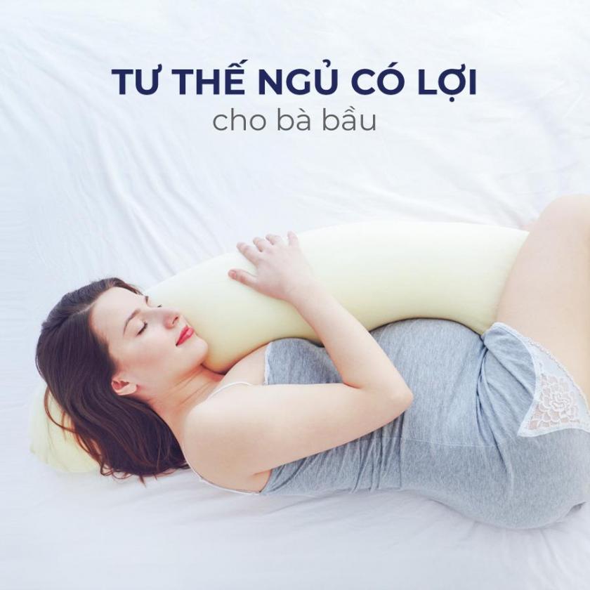 tư thế ngủ cho bà bầu