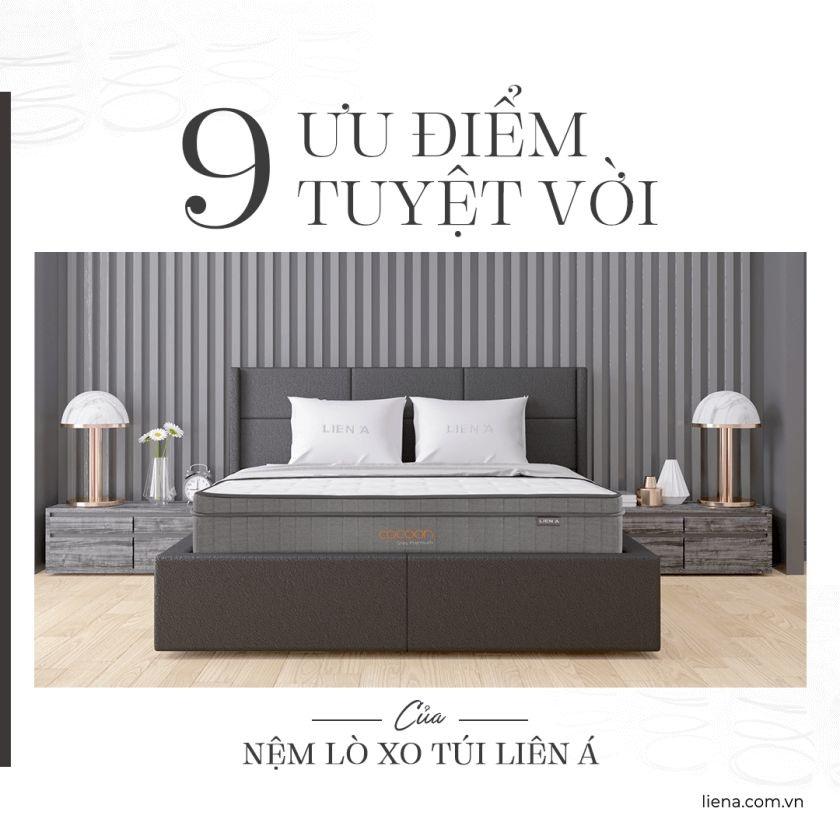 nệm lò xo liên á