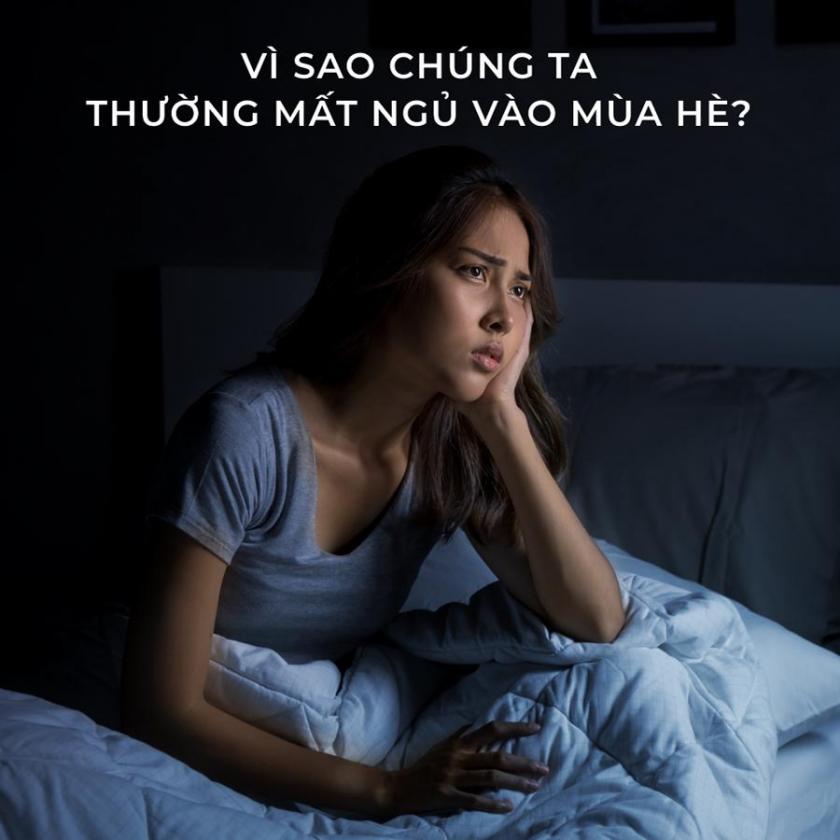 mất ngủ vào mùa hè