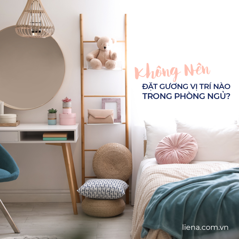 những vị trí không nên đặt gương trong phòng ngủ
