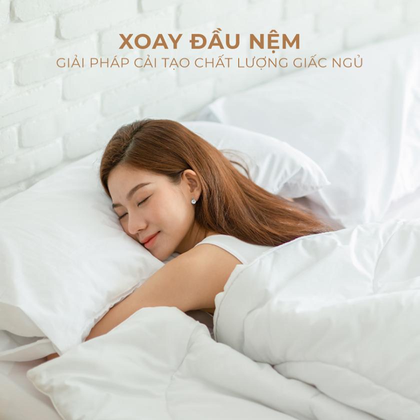 xoay đầu nệm