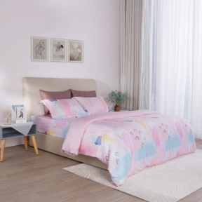 drap mầu hồng angle LD3001