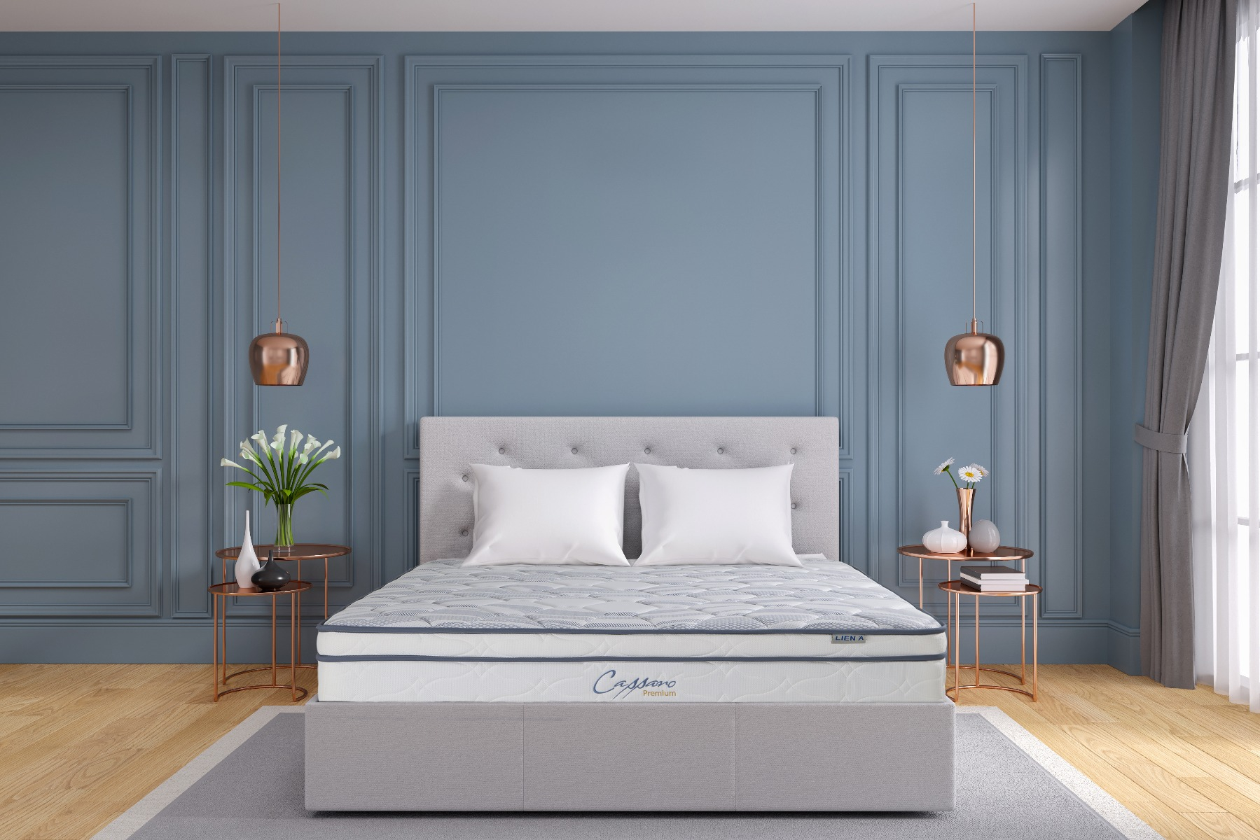 Nệm lò xo Cassaro Premium