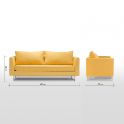 ghế sofa màu vàng cao cấp