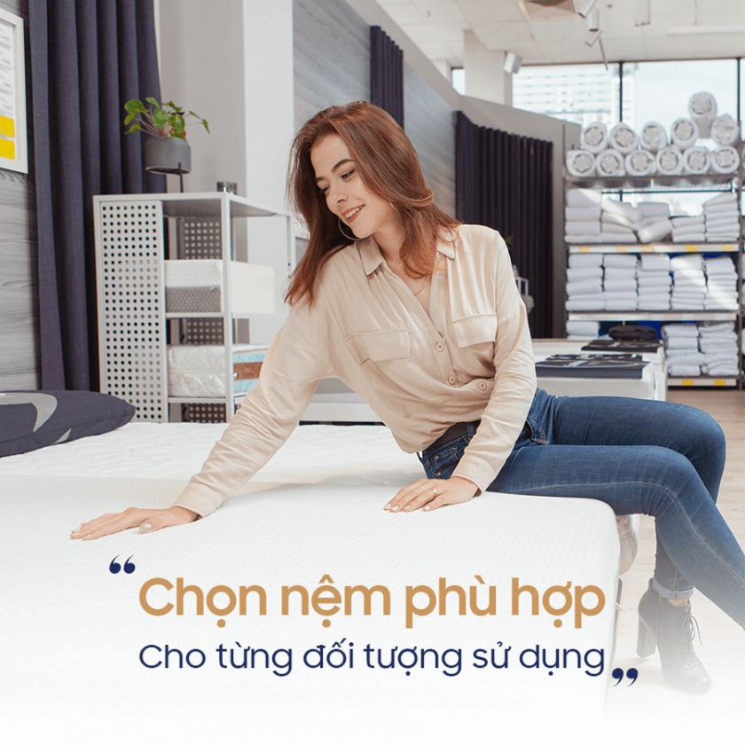 NÊN CHỌN NỆM CỨNG HAY NỆM MỀM TỐT CHO SỨC KHỎE