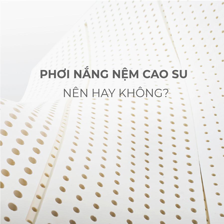 PHƠI NẮNG NỆM CAO SU – NÊN HAY KHÔNG?