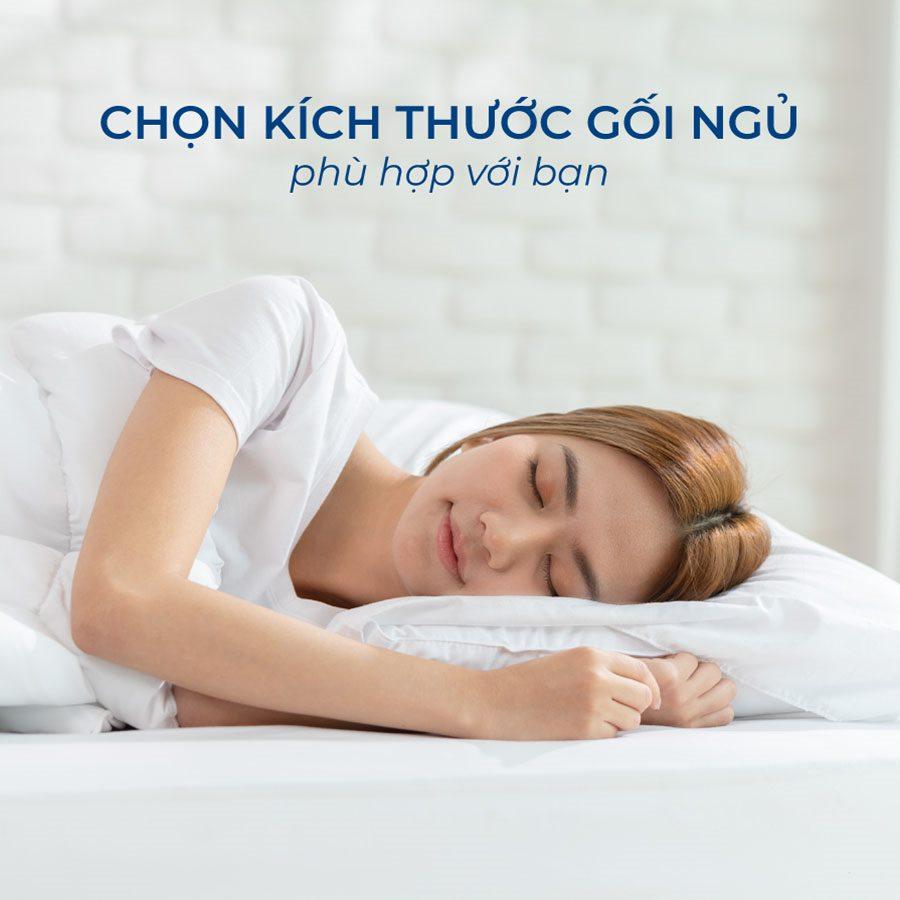 Chọn Kích Thước Gối Ngủ Phù Hợp Với Bạn
