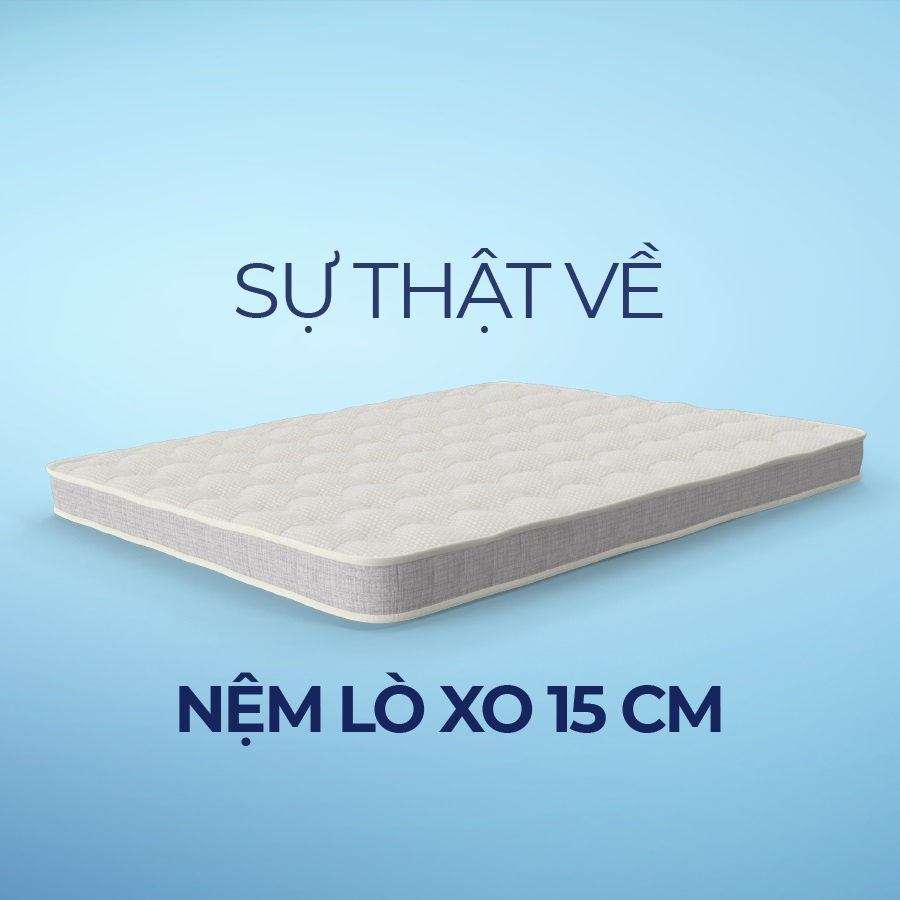 [Cập nhật 2025] Nệm lò xo 15cm giá bao nhiêu?
