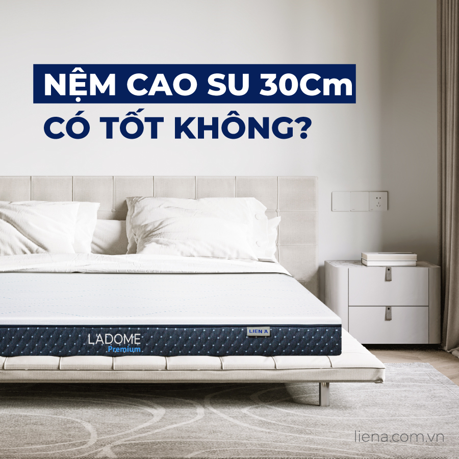 [Cập nhật 2025] Nệm cao su 30cm có tốt không?