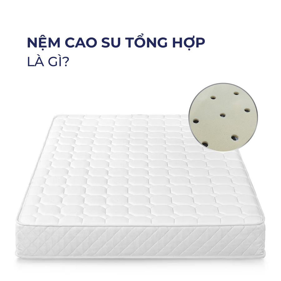 Nệm cao su tổng hợp là gì? Nệm cao su tổng hợp có tốt không?