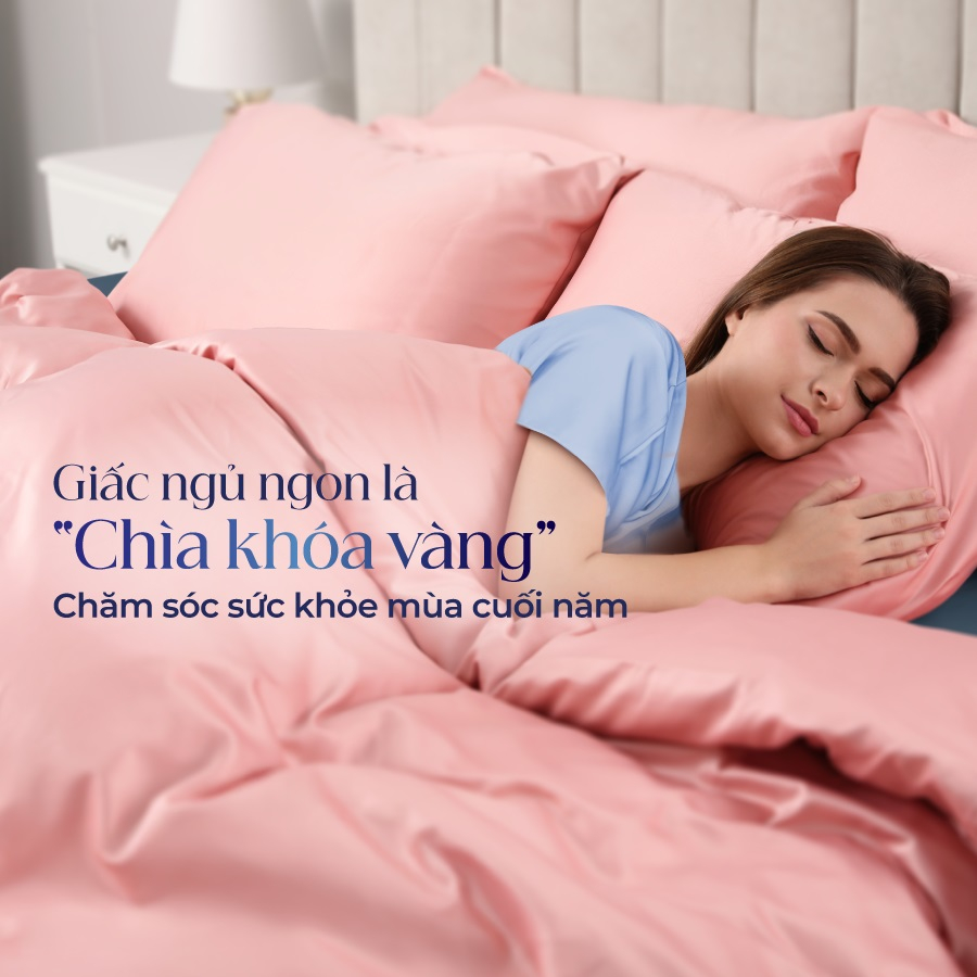 Giấc ngủ ngon là “chìa khóa vàng” chăm sóc sức khỏe mùa cuối năm