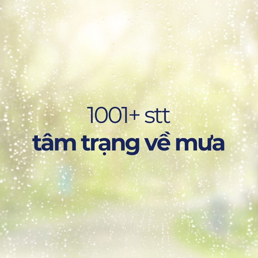 Tổng hợp 1001+ stt về mưa buồn da diết đầy tâm trạng