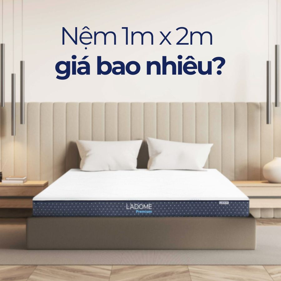 [Cập nhật 2025] Nệm 1m x 2m giá bao nhiêu?