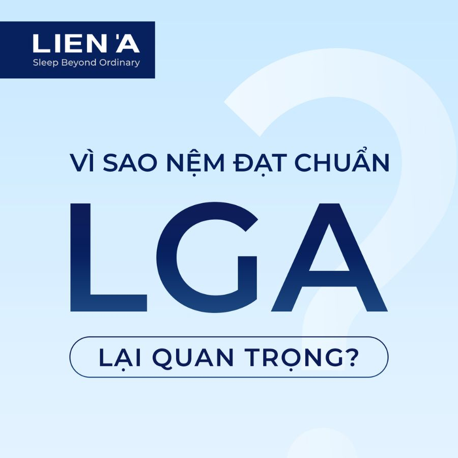 Top 10 dòng nệm đạt chứng nhận LGA của LIÊN Á