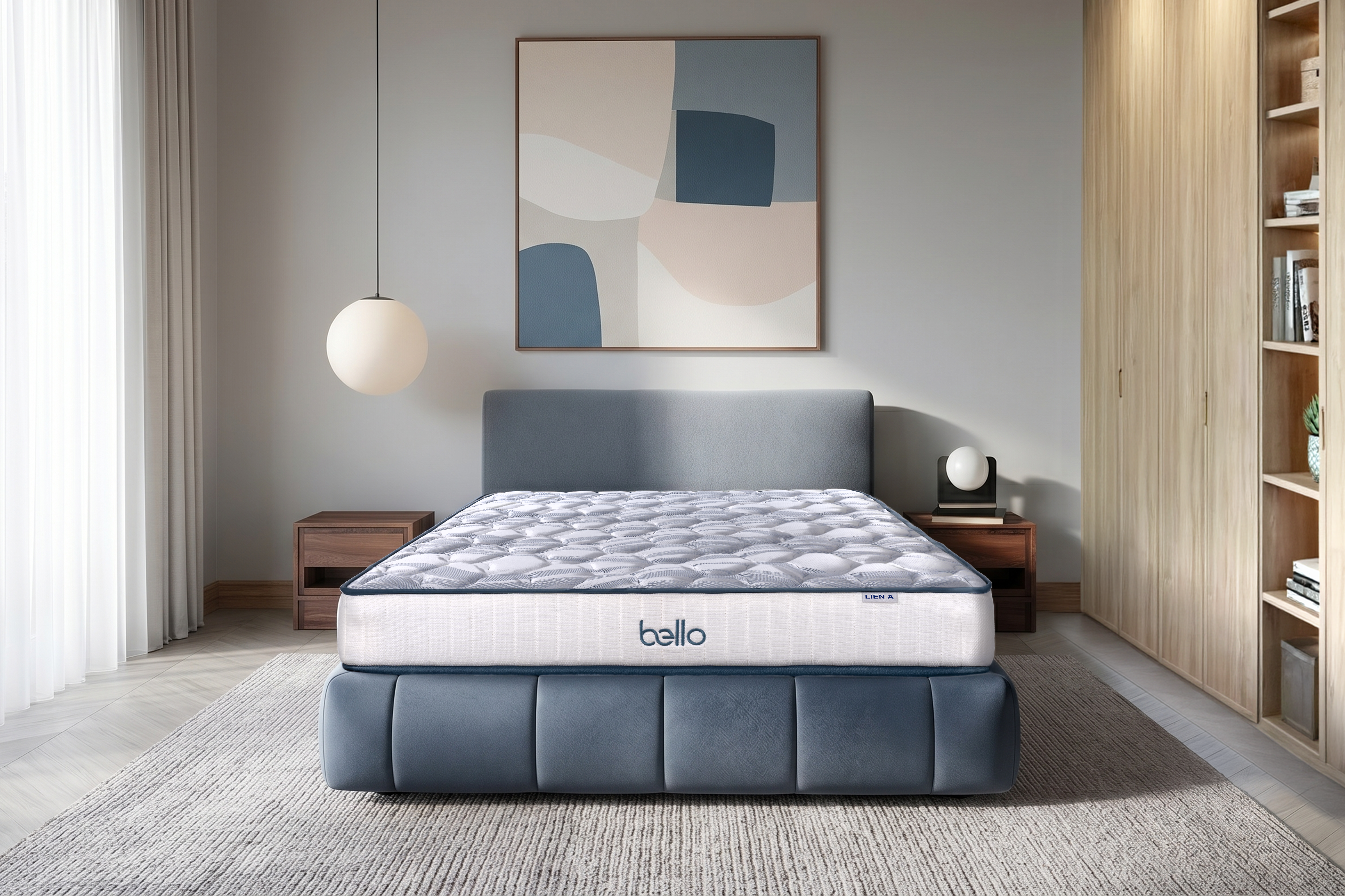 Nệm Lò Xo Túi Liên Á Bello