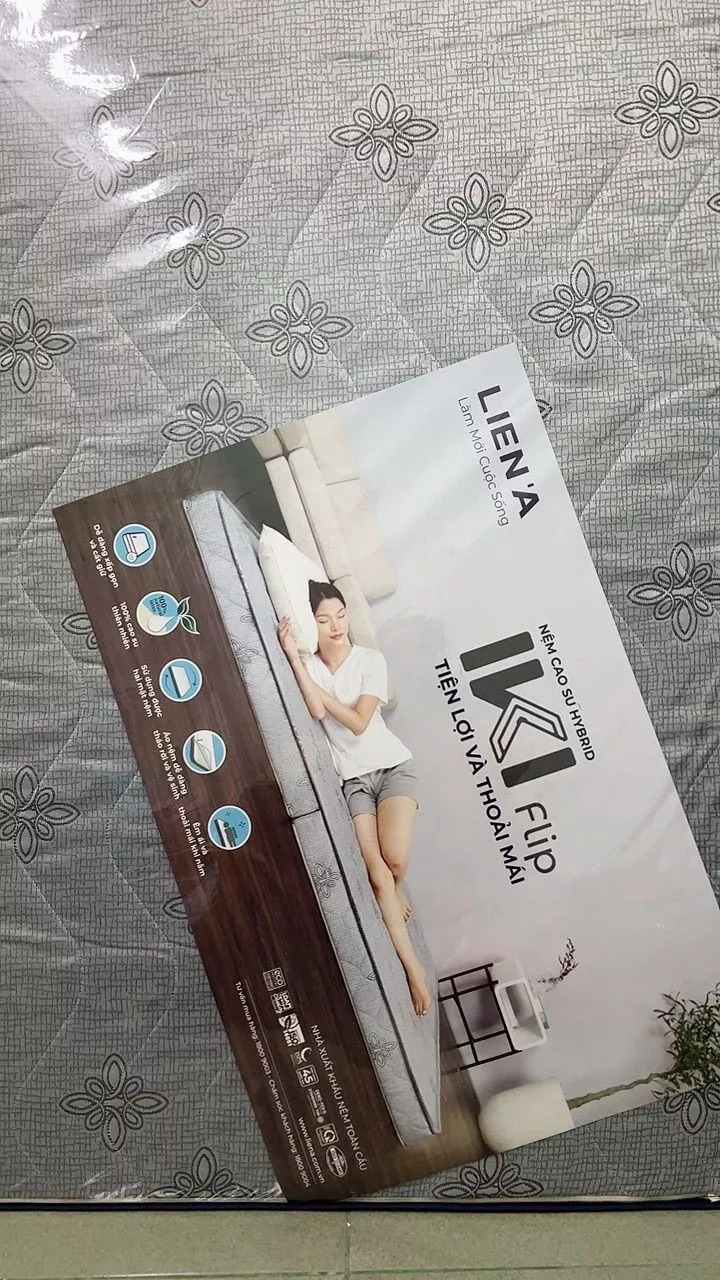 Ảnh đánh giá sản phẩm Nệm cao su hybrid IKI Flip