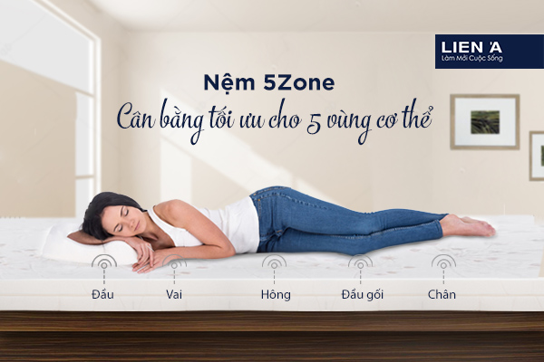 Nệm cao su nâng đỡ cân bằng cơ thể