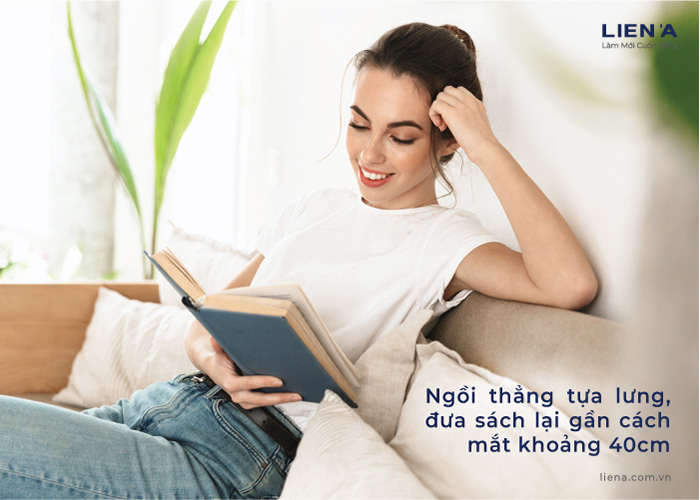 tư thế ngồi đọc sách