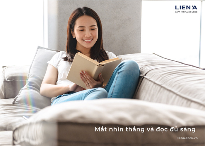 cách ngổi đọc sách