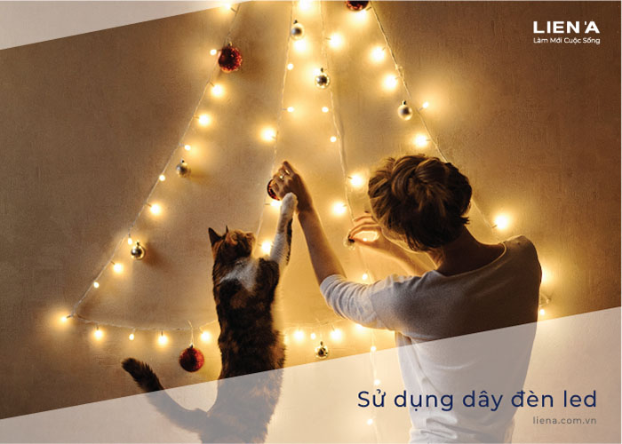trang trí cây thông noel
