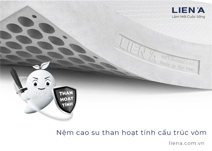 nệm cao su than hoạt tính