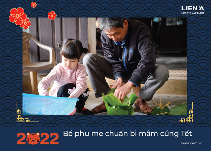 làm bánh chưng tết