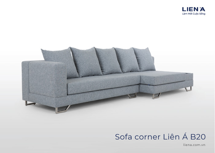 ghế sofa màu xanh