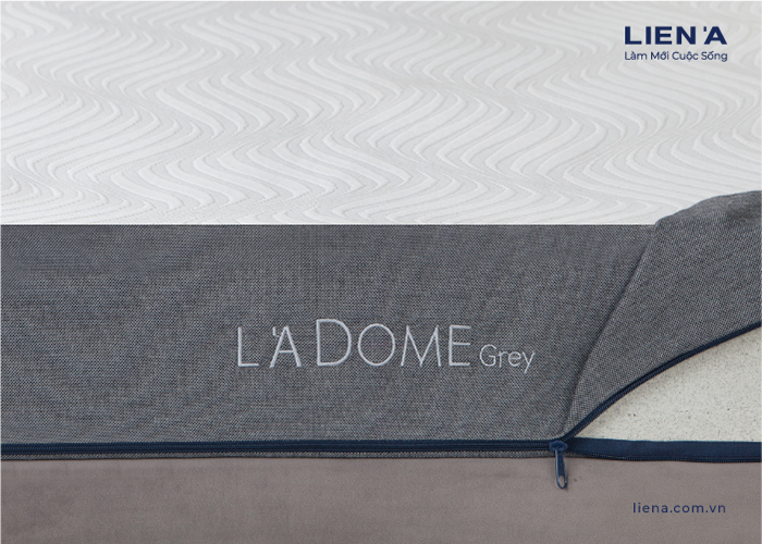 áo nệm cao su liên á chính hãng ladome grey