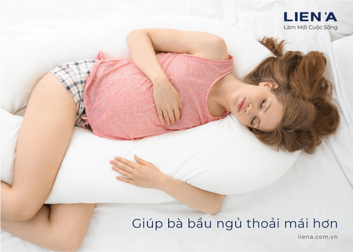 gối ôm cho bà bầu Liên Á