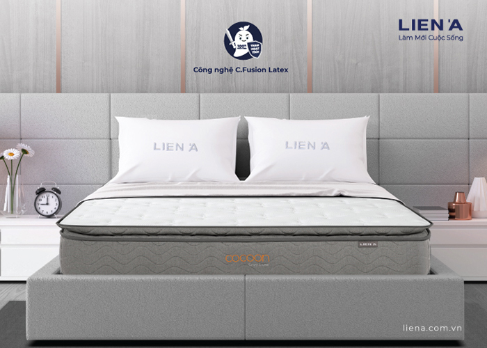 Nệm lò xo Cocoon Grey Luxe