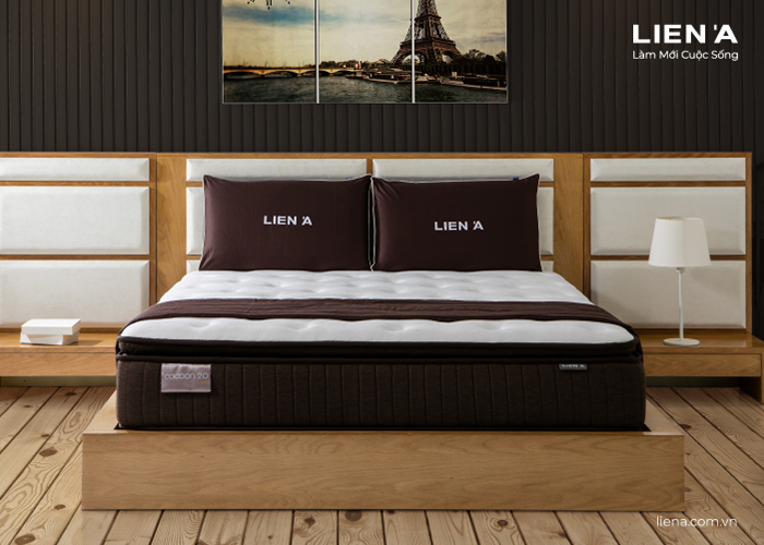 nệm lò xo túi cocoon 2.0 luxe