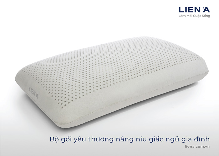 Gối kháng khuẩn oval grey