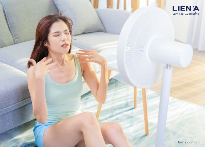thời tiết nóng nực ngày hè