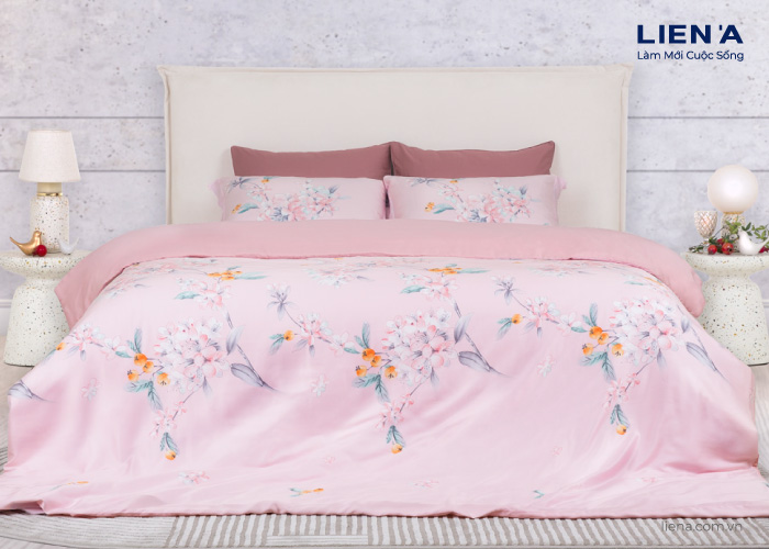 drap màu hồng 1m8