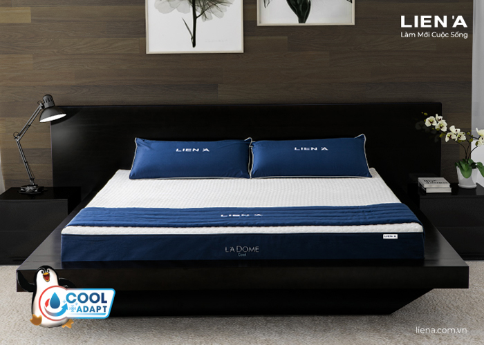 nệm cao su với công nghệ làm mát