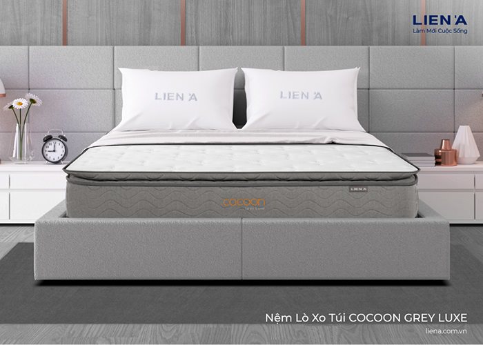 Nệm lò xo COCOON GREY LUXE